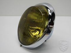 Headlamp, yellow glass, for Porsche 911 '70-'83