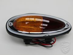 Tail light assembly with rubber seal, left, for Porsche 356 A/B/C