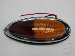 Tail light assembly with rubber seal, left, for Porsche 356 A/B/C '57-'65