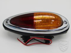 Tail light assembly with rubber seal, right for Porsche 356 A/B/C