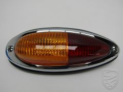 Tail light assembly with rubber seal, right, for Porsche 356 A/B/C '57-'65