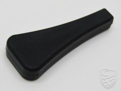 Soft rubber handle for turn signal/wiper switch