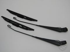 Set 2x Wiper arm with blade, black, left+right for Porsche 911 '68-'89 912 964