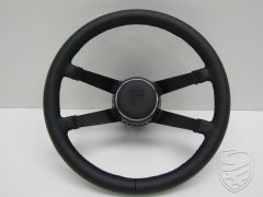 Sport steering wheel RS/GT-style, Ø 380mm, with "hockey puck" for Porsche 964 993