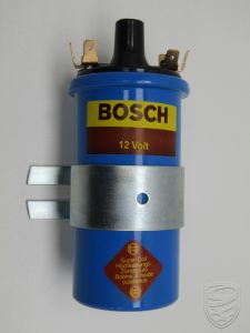 Ignition coil, 12 Volt (Blue Coil), BOSCH for Porsche 914/4