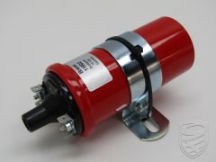 Ignition coil, red, BREMI for Porsche 911 '69-'83 / 930 Turbo / 914-6 with HKZ
