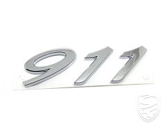 Emblem "911" chrome for Porsche 911 '65-'89 964 993 996 997