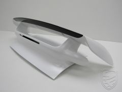 Capot arrière avec aileron 997 GT2 - polyester/carbone visible
