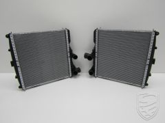 Set 2x radiator,MAHLE, links+rechts voor Porsche 997 987