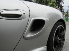 Porsche 986 Boxster set zijdelingse Luchtinlaten Luchthapperkappen "Turbo-look"