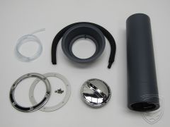 Fuel filler kit for 911 ST / RSR with polished trim ring and tank cap