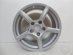 Porsche 981 Boxster/Cayman wheel, rim "Boxster IV" 9J x 18 ET47 brilliant silver