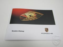 NIEUW+ORIG. Porsche 996 986 Garantie & Onderhoud Onderhoudsboekje 1/01 (duitse versie)
