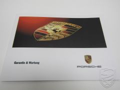 NEW+ORIG. Porsche 996 986 Guarantee & Maintenance Record 5/98 (german version)