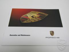 1reEDITION Porsche 996 986 Boxster Garantie & Entretien Carnet d'entretien 3/00 (version anglaise)