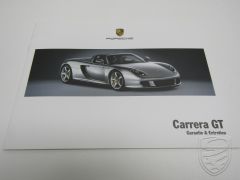 1eDRUK Porsche 980 Carrera GT Garantie & Onderhoud Onderhoudsboekje 5/04 (franse versie)