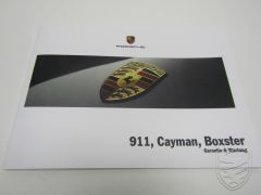 NIEUW+ORIG. Porsche 997 987 Garantie & Onderhoud Onderhoudsboekje 5/05 (duitse versie)