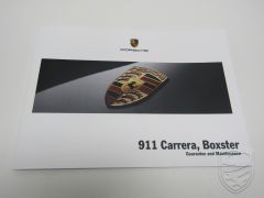 1eDRUK Porsche 997 987 Boxster Garantie & Onderhoud Onderhoudsboekje 8/05 (engelse versie)